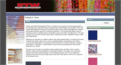 Desktop Screenshot of ftwfabric.com
