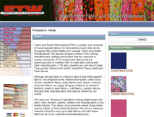 Tablet Screenshot of ftwfabric.com